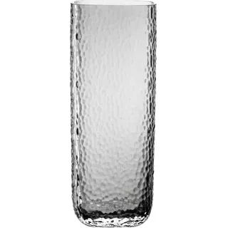 Vase MARTELLO (LBH 8x10x26.50 cm) - grau - LBH 8x10x26.50 cm