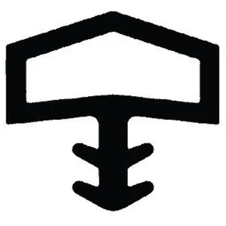 TRELLEBORG Zimmertür-Dichtung L3001,TSP-Flex schwarz