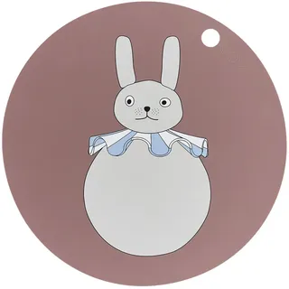 OYOY Rabbit Pompom Tischset, 39 cm,