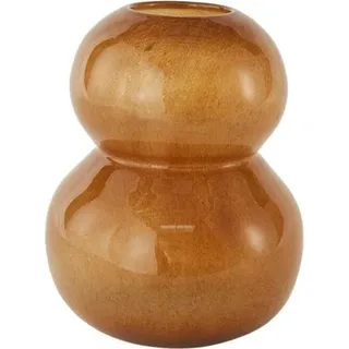 Lasi Vase 30 cm, bernsteinfarben
