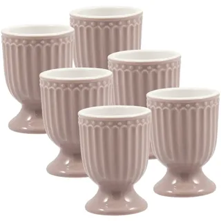 Greengate Alice Eierbecher Hazelnut Brown 6,5 cm Set6