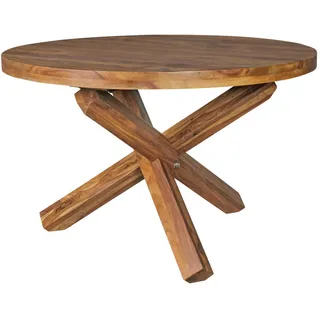 Wohnling BARK Ø 120 cm Sheesham gebeizt