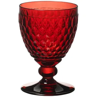 Villeroy & Boch Weinglas Boston coloured Rotweinglas red 0,31 l, Bleikristall 24% rot