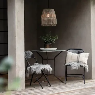 PR Home Saigon 1-flg. Ø 38 cm rund grau