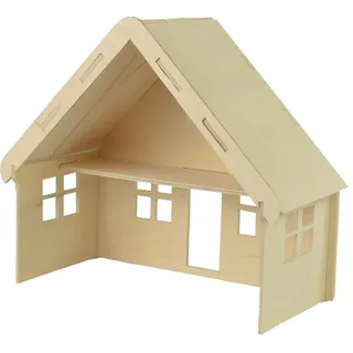 Peter Bausch GmbH & Co. KG Puppenhaus Holzbausatz klein weiß 880/1