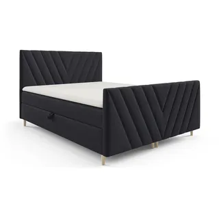 Fun Möbel Carlito Premium 200 x 220 cm Schwarz
