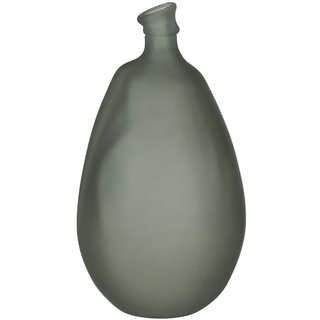 Mica Decorations Pinto Vase - 26x26x47 cm - recyceltes Glas - Petrol