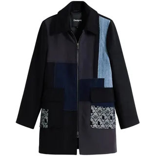 Desigual Mantel mischfarben / schwarz S