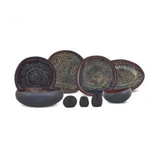 KARACA Earth Collection Galactic Tafelservice 55-tlg. schwarz