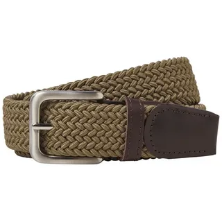 JACK & JONES Gürtel JACSPRING Leder grün 80