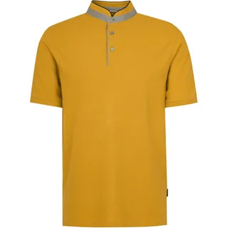 Poloshirt BUGATTI Gr. L, gelb Herren Shirts Kurzarm mit Stehkragen