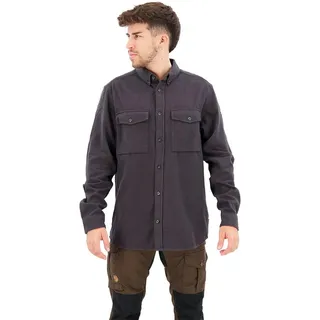 Fjällräven Övik Twill Hemd Schwarz S