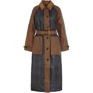 Barbour Funktionsmantel Wachs-Trenchcoat Everley braun