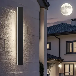 ZTWLEED LED Wandleuchte Aussen,16W/80CM Lange Aussenlampe Wand