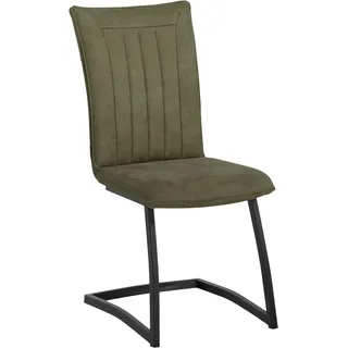 omg design Freischwinger Amara Stoff grün/schwarz