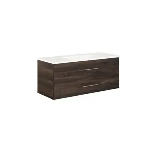B.CLEVER Becken+WTU 120 Single Ulme-Madera, 120x51x46 cm