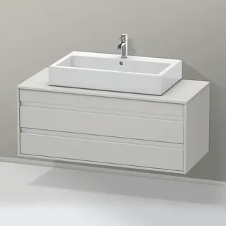 Duravit Waschtischunterschrank 2 Auszüge 120 x 49,6 x 55,1 cm Grau Matt