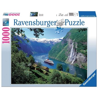 Ravensburger Puzzle 15804 - Norwegischer Fjord - 1000 Teile Puzzle für Erwachsene und Kinder ab 14 Jahren, Puzzle mit norwegischer Landschaft