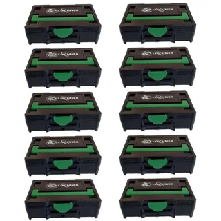 Tanos 10x Micro Systainer3 XXS 33 Festool komp. Kirchner Edition 31,3x105x66 mm