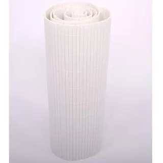 bambus-discount.com Kunststoffmatte 90 x 200cm Farbe: weiß Modell Exclusiv - PVC Sichtschutzmatte Balkonverkleidung 0,9m x 2m
