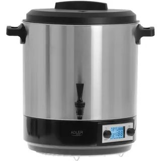 Adler AD 4496 Elektrischer Pasteurisierungstopf 28 l Silber/Schwarz