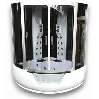 Montecarlo – Hydromassage Dusch Wanne für 2 Personen