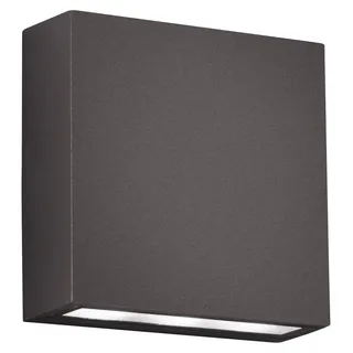Trio Außenleuchte Aluminium 14,0 cm 2 x 3 Watt anthrazit