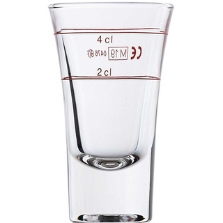 Bormioli Rocco Schnapsglas Dublino, Glas, Schnapsglas Shotglas Stamper 57ml Glas transparent 6 Stück ExtraTrade Erik Tschierlei