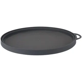 Lifeventure Ellipse Flexi Faltbarer Teller - Graphite - One Size