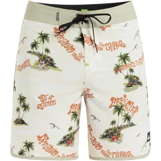 Quiksilver SURFSILK Badehose Herren in abbey stone naturama, Größe 34 - beige