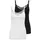 ONLY Damen Gr L schwarz-weiß pack weiß Jersey Obermaterial 100 Baumwolle unifarben hüftlang V-Ausschnitt Tops