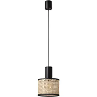 FARO Mambo 1-flg. Ø210 schwarz/rattan