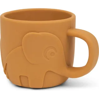 Peekaboo Elphee Becher senffarbig aus Silikon