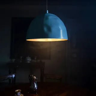 Foscarini Bump 1-flg. 38 cm blau Kunststoff