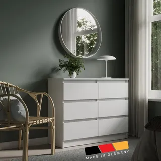 home collective Highboard 95 x 77,5 x 35 cm Weiß