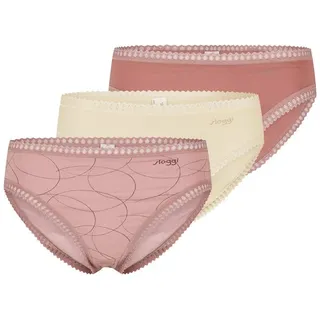 SLOGGI Midislip 3 St. Beige/Rosa XS