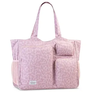 fabrizio® Sporttasche Fabrizio XXL Badetasche rosa