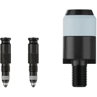 Schwalbe Clik Valve Umrüstset für Sclaverandventile mit Pumpenkopf-Adapter, schwarz