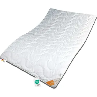 Oeko-Tex Sommerbett Steppbett Sommerdecke Klimafaser Hallo Wach 155x220 60°