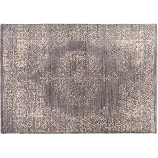 Teppich Bella, GALLERY M branded by Musterring, rechteckig, Höhe: 8 mm, Wohnzimmer grau 166 cm x 240 cm x 8 mm