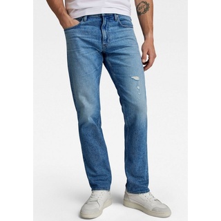 G-Star RAW Straight-Jeans Mosa Straight mit hellen Nähten blau
