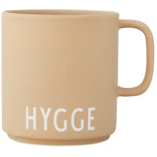 Design Letters - AJ Favourite Porzellan Becher mit Henkel, Hygge / beige