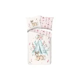 Baumwoll Bettwäsche Boho Renforce - Multi