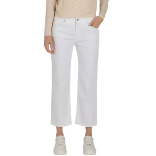 MAC Culotte Jeans in Weiß aus leichtem Denim-D42