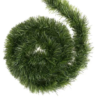 1 Stück Girlande Weihnachten 5m Lang, Girlande Grün Christmas Garland Weihnachtsgirlande, Tannengirlande Weihnachten Tannengirlande 5m weihnachtsgirlanden Dekogirlande für Außen & Innen (5 Meter)