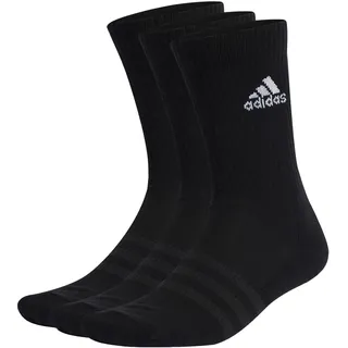 adidas Cushioned Crew Socken 3er Pack Black / White 34-36