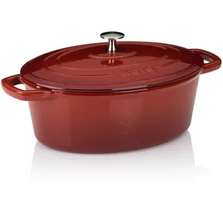 Kela Calido Bräter 29 x 23 cm oval rot
