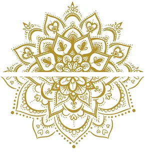 Mandala Lotus Vinyl Aufkleber Einzigartige Designs für stilvolle Raumdekorationen