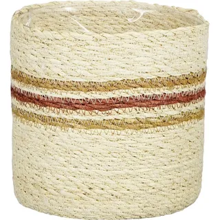 Mica Decorations Übertopf Mica Übertopf Korb Jameson Ø 18 x 18 cm Seegras braun|gelb