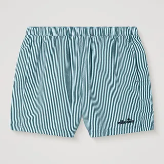 Badeshorts Sylbio für Herren Weiß/Dunkelgrün - XL